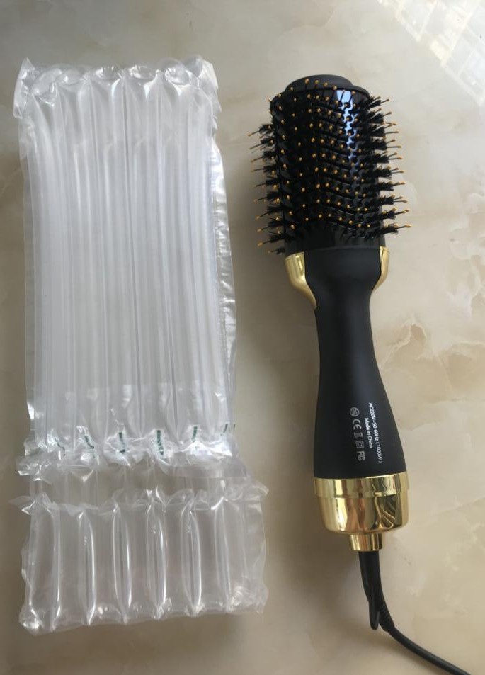 Sèche-cheveux volumateur en une étape, sèche-cheveux électrique en céramique, brosse à air, lisseur multifonction à ions négatifs 0001: 220v pièces d'or / Nous
