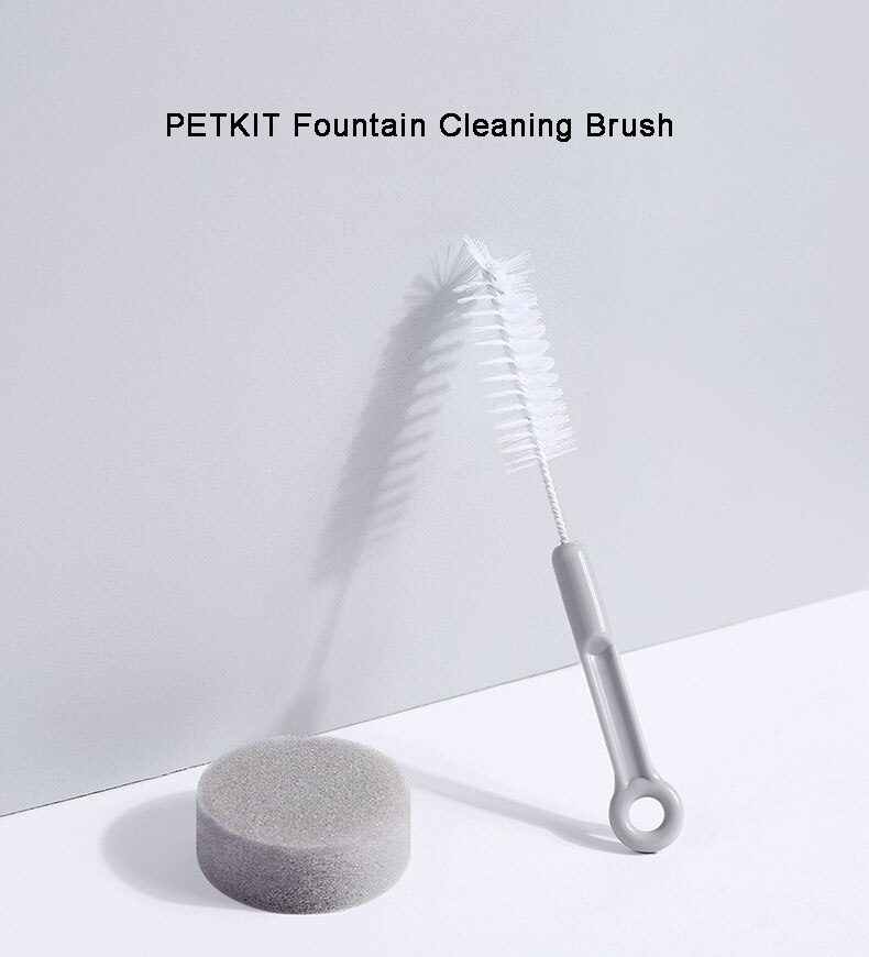 PETKIT-unidades de filtro para fuente de agua EVERSWEET 2 y 3, filtros de repuesto (5 uds), Kit de limpieza, suministros para mascotas: Brush