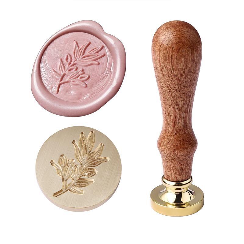 Træ mønster voks segl frimærker retro tillykke med fødselsdagen antik træ forsegling scrapbooking sollos stempel håndværk bryllup dekorative: 7