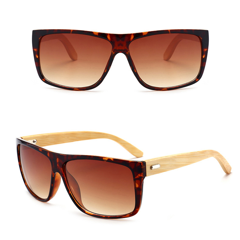 Jsooyan Wooden Frame Sunglasses Men Women Driving Eyewear Vintage UV400 Sun Glasses Shades lunette oculo