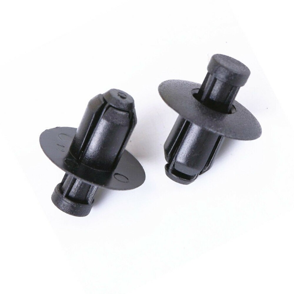 Nylon Clip Securing Retainer 50PCS 7mm Black For Hyundai Veracruz Genesis Rio Durable