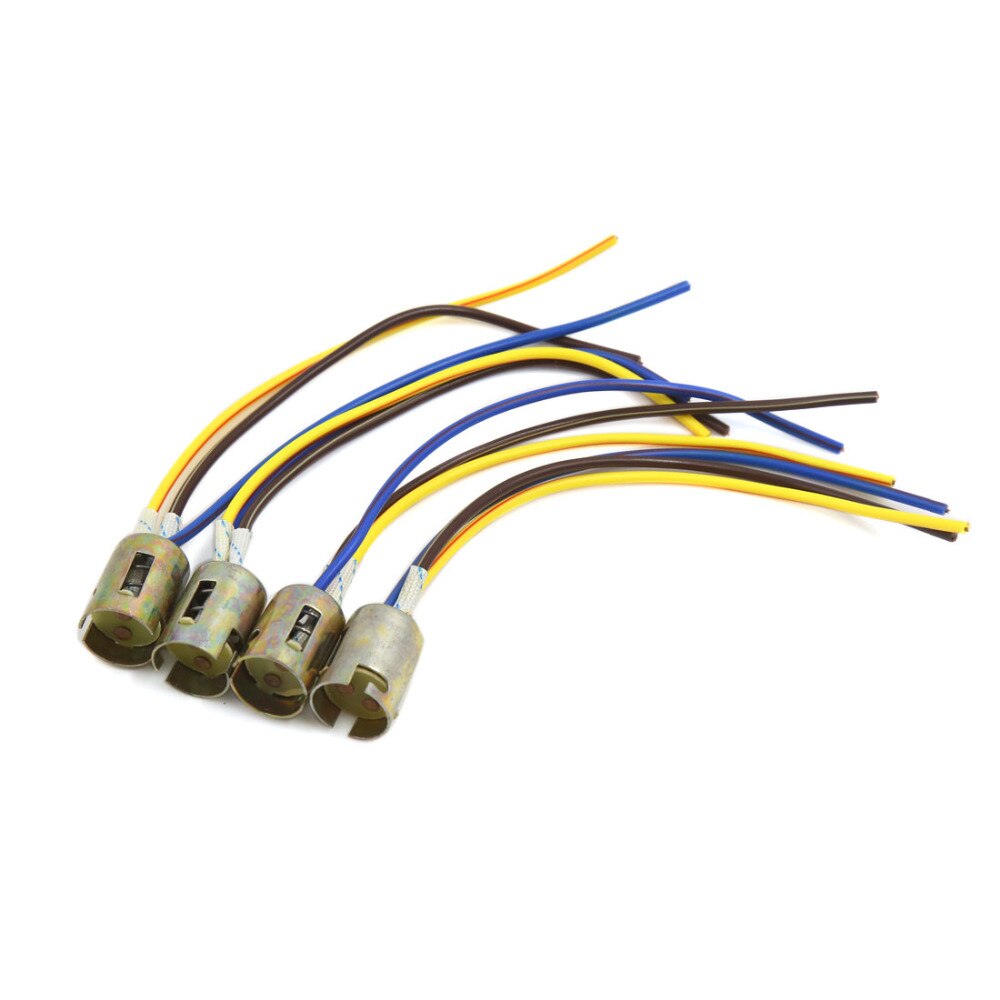X Autohaux 2/3/4/6Pcs 3 Draden 1157 Bulb Socket Connector Brake Richtingaanwijzer harness Led Lamp Adapter Extension Holder