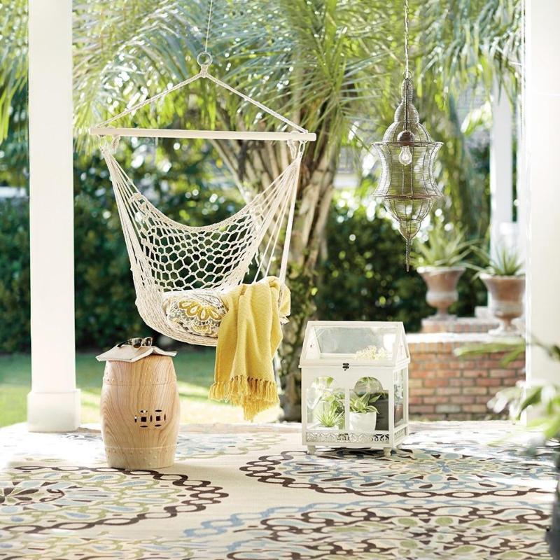 Hamaca portátil silla colgante de pared cuerda para columpio al aire libre jardín interior asiento para niños