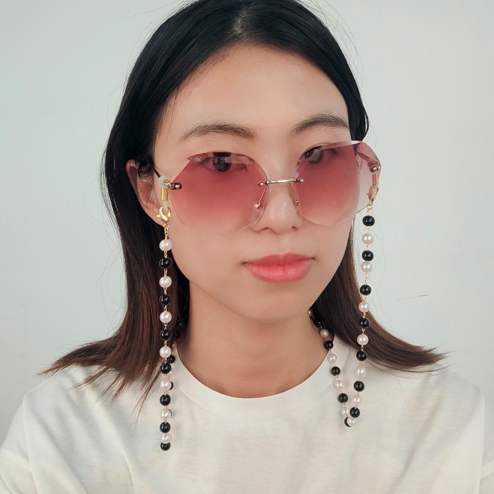 Skyrim Chic Pearl Beaded Glasses Chain for Women Sunglasses Chains Lanyards Neck Strap Rope Reading Eyeglasses Cord Holder
