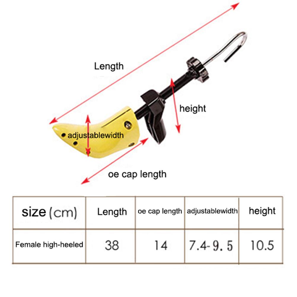 Unisex Mannen Vrouwen 1pcs Schoen Brancard Plastic Verstelbare Schoenen Brancard Hakken Laarzen Bomen Shaper Expander Size 34-41