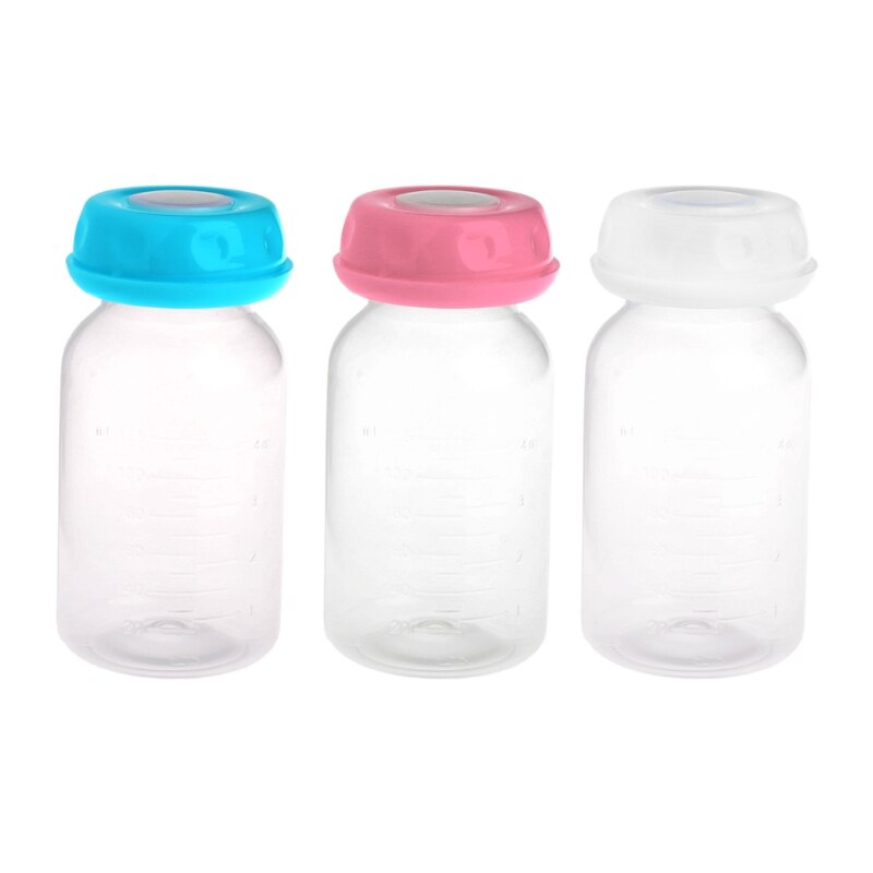 Bébé 125ML lait maternel biberons Collection stockage cou large stockage bouteille