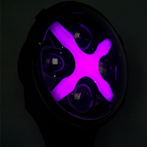 LED Spotlights for Off-road vehicle truck Car ATV Tractor 12V DC Auxiliary Light with X shape Angle Eyes DRL Work Light 1 pcs