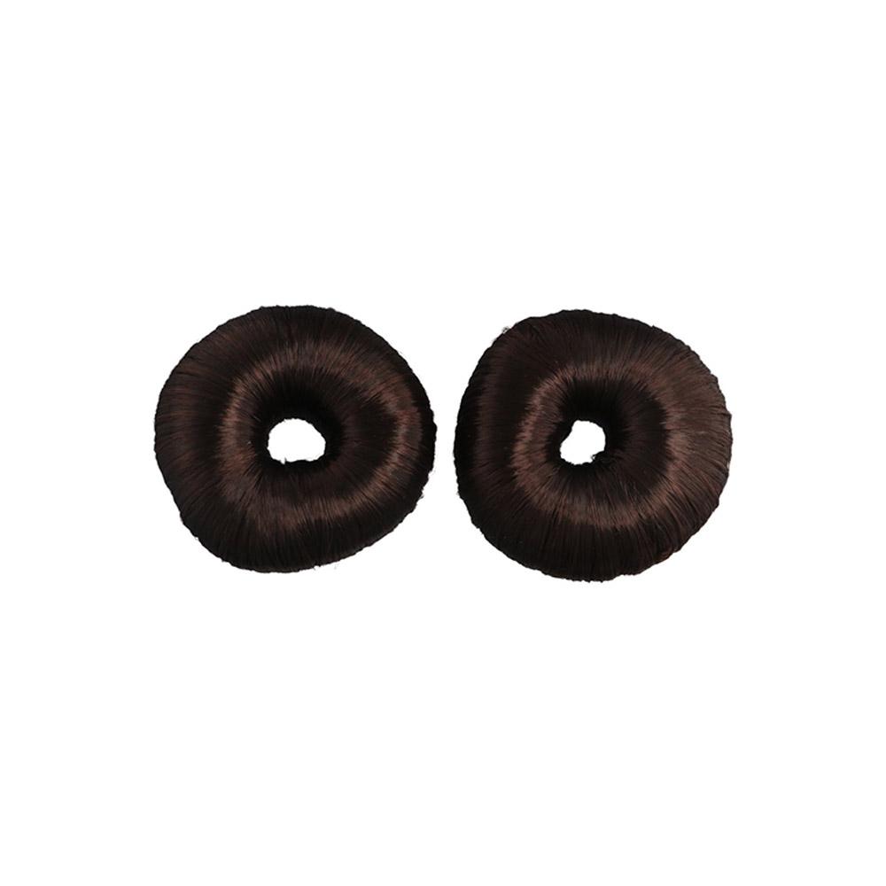 Vrouwen Beige Bruine Haaraccessoires Haar Pruik Zwart Haar Ring Haar Donut Shaper Haar Styling Tools Bun Maker