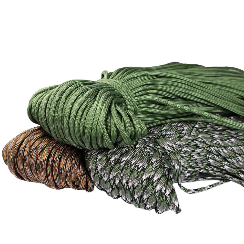 Cuerda de paracaídas de supervivencia, 7 núcleos, 550lb, 30m de diámetro, 4mm, accesorios de tienda para hacer cordón, pulsera, Collar de perro, Idea de