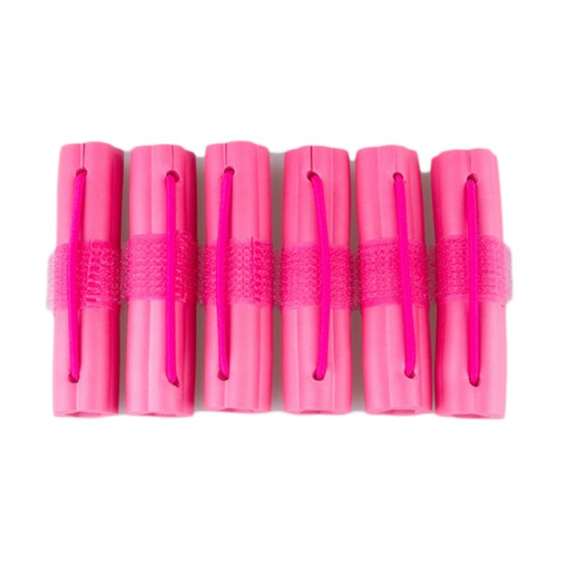 6Pcs /lot Hair Rollers Special flower-shaped soft sponge stick for hair curling at night Hair Care & Styling