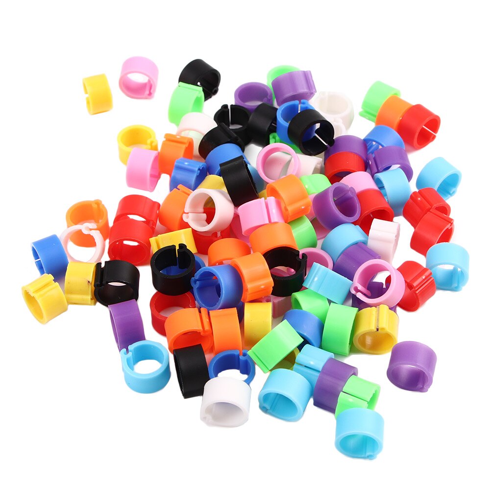 100 Pcs Duiven Ringen 6Mm Bajonet Identificatie Ring Opening Duif Ring Kleur Duif Voetring Duif Levert Vogel Apparaten