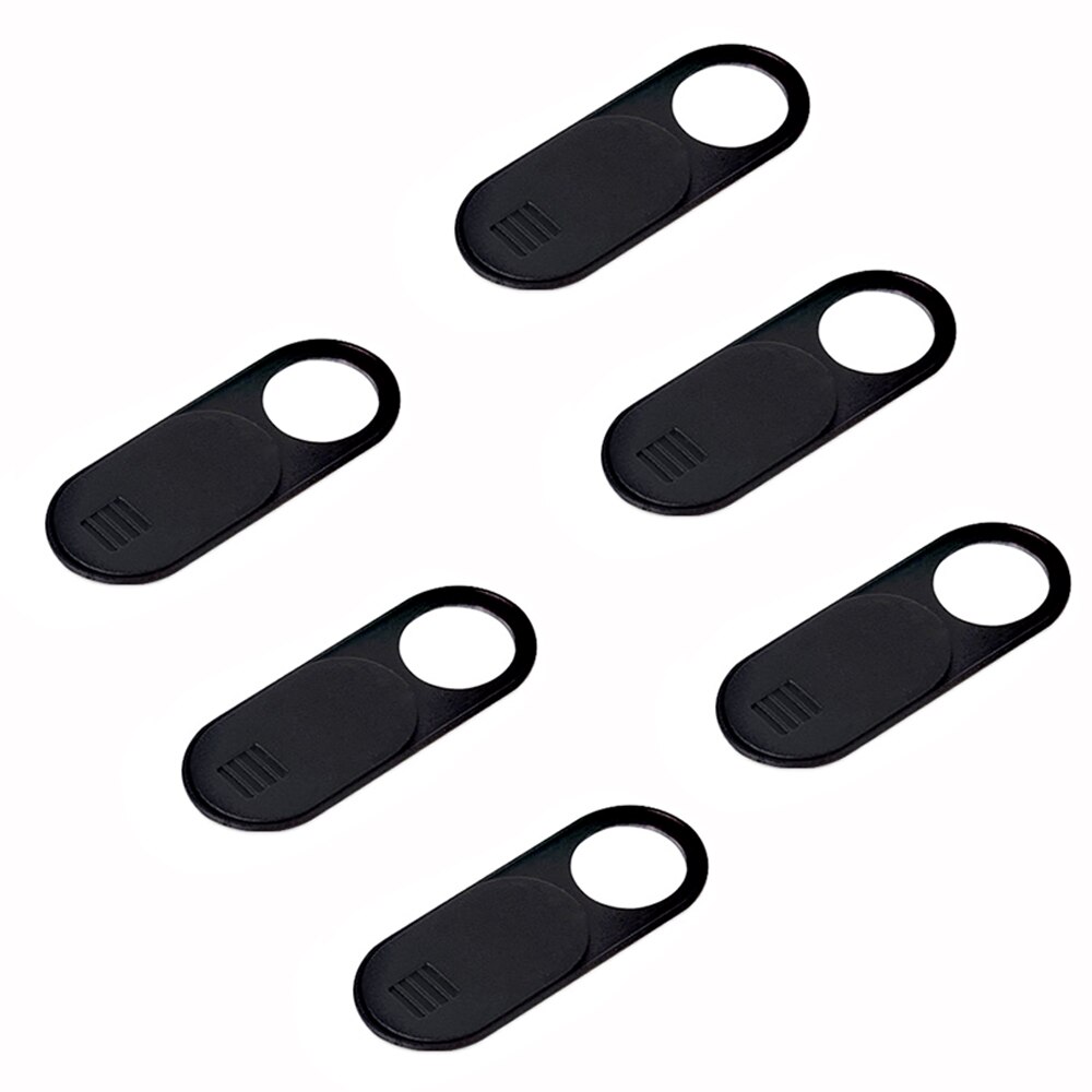 Webcam Cover Draagbare Camera Deksel Voor Laptop Camera Cover Computer Mobiele Notebook Macbook Webcam Cover Slider: 6 BLACK COVER
