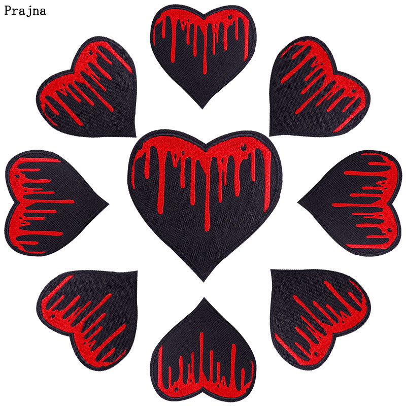 10 Stks/partijen Rock Stijl Borduurwerk Patch Punk Skull Patch Iron On Patches Voor Kleding Jassen Naaien Applique Letter Strijken Diy