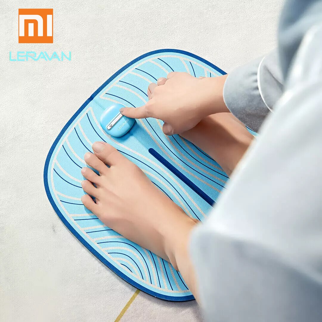 Xiaomi youpin leravan usb elektrische ems-voetspiermassage - pulsmassage-apparaat voor voetmat ter bevordering van de bloedsomloop en spierpijn