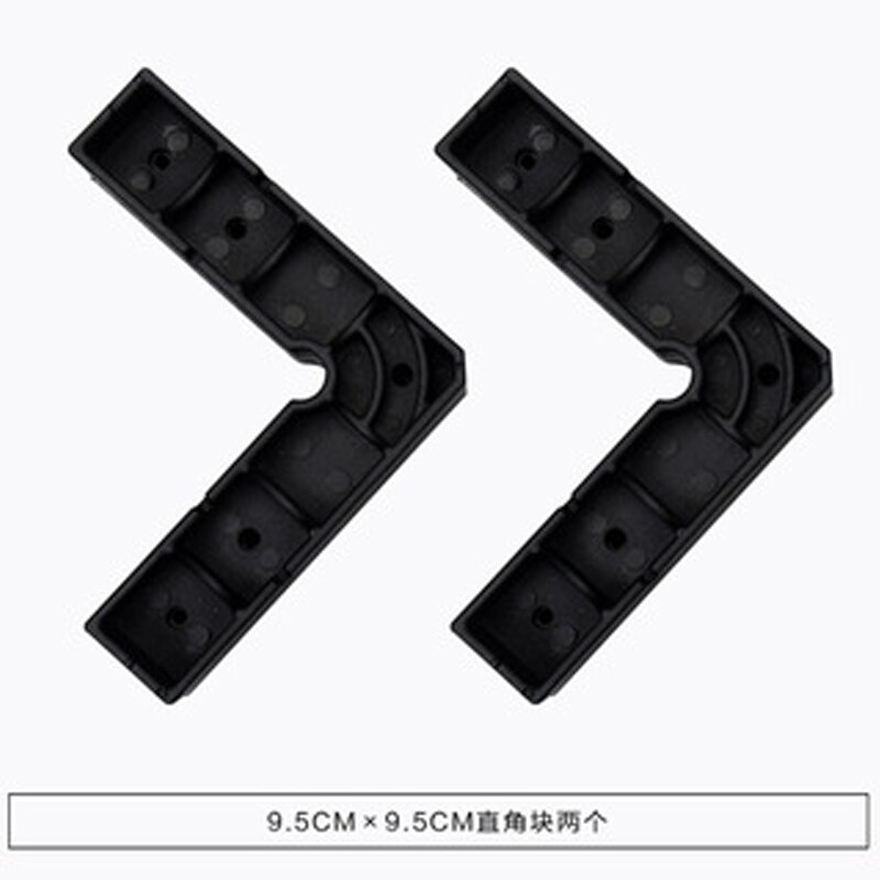 Bloc de positionnement à Angle droit en plastique, Clip fixe à 90 degrés, règle à Angle droit, fixation auxiliaire de menuiserie: 95mm