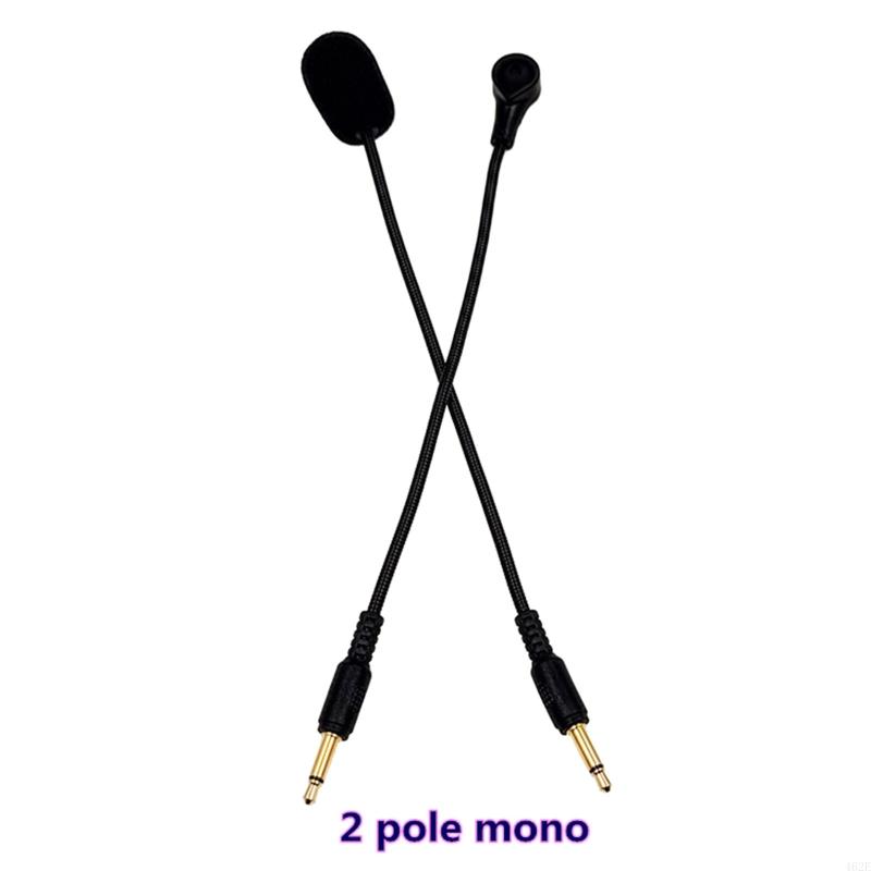 462e Universal 3,5mm plugue plugue Redução ruído Microfone Gaming Headset Bendable Microfone Acessórios áudio