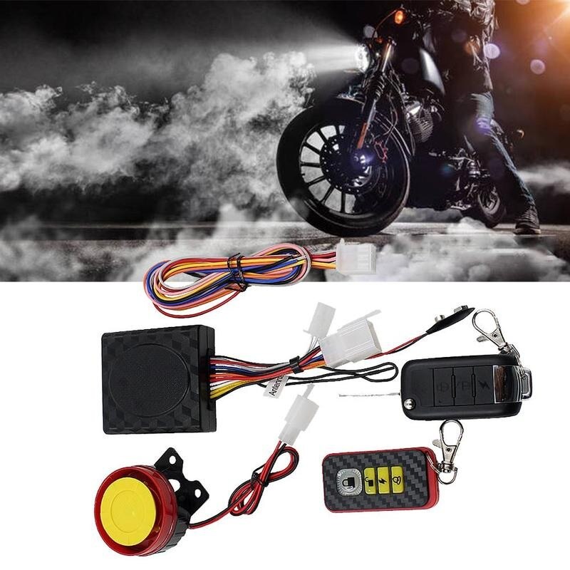 Universal 12V Motorcycle Anti-theft Security Alarm System