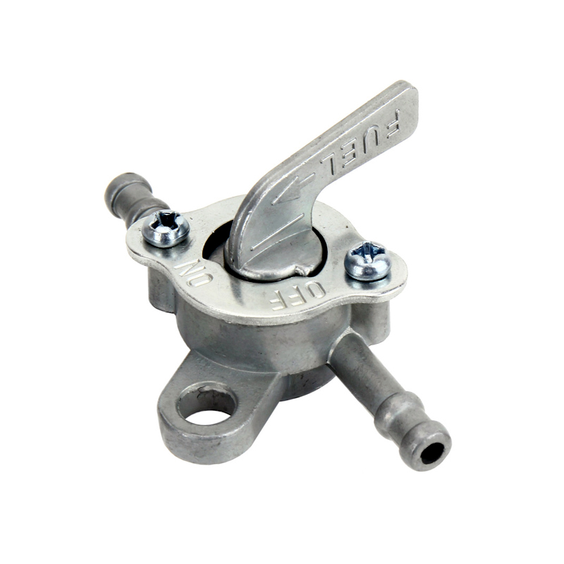 1 pçs da motocicleta scooter de combustível torneira válvula gás gasolina tanque combustível interruptor 6mm para moto mini auto chave anel em fora do motor acessórios