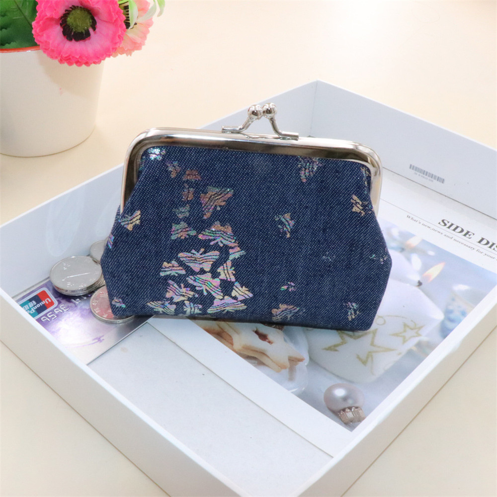 Mode Vlinder Rose Bloem Vrouwen Kaarthouder Purse Lady Mini Meisje Portemonnee Portemonnee Kleine Portemonnee Portemonnee