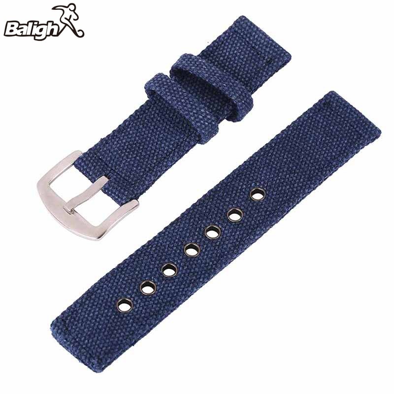 / 18mm 20mm 22mm 24mm Canvas Camouflage Watch Band Strap For Men Women Watches Belt Accessories Wrist Watch Bracelet