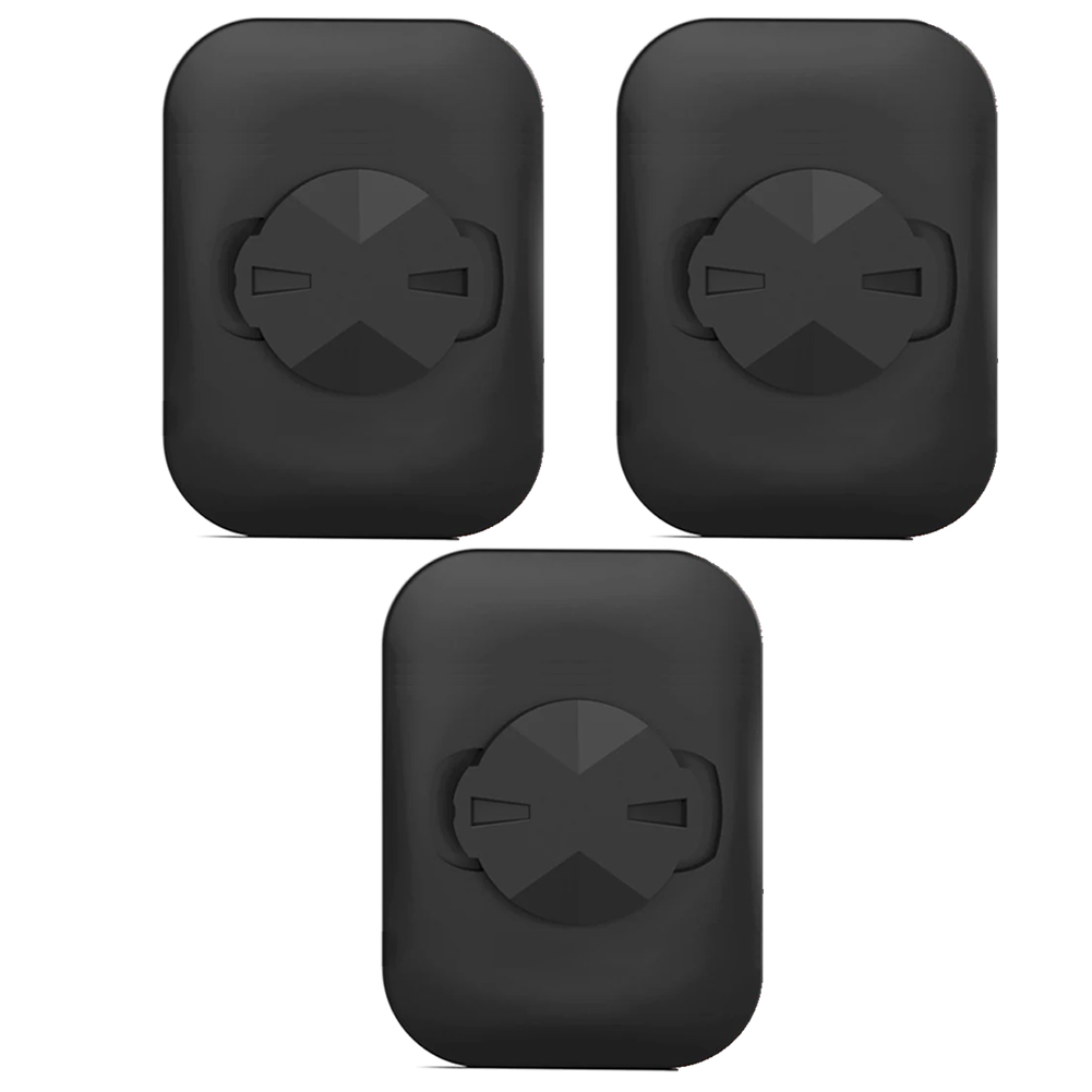 1/4 stk. opgraderet cykelcomputer bagsidelap til garmin cykel mobiltelefoncomputer gps speedometer monteringsbeslag: Rød