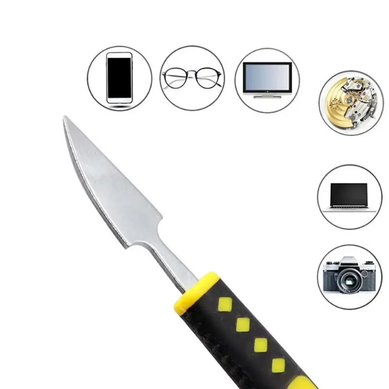 6 -delige set metalen koevoeten, wrik-, openings- en reparatieset voor mobiele telefoons en notebooks, dubbele metalen handgereedschapsets voor thuisgebruik