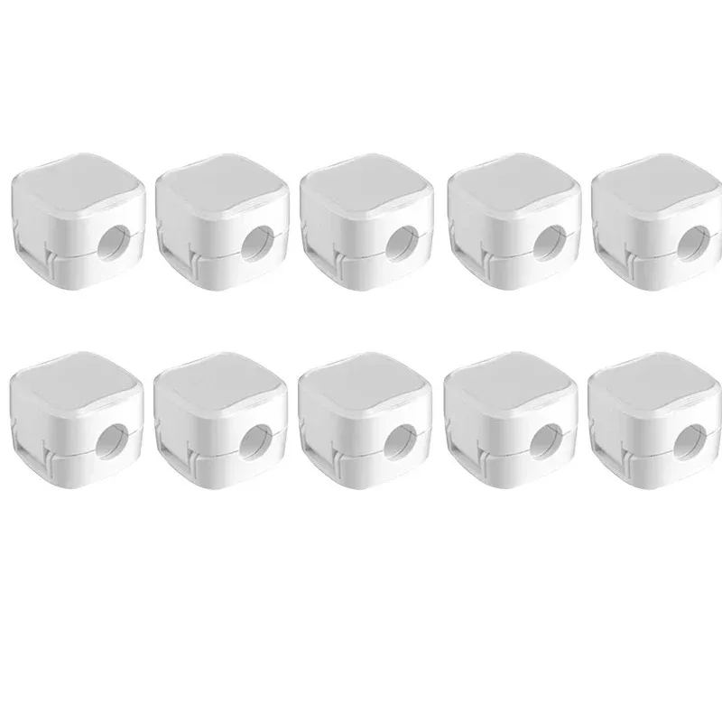 Securing Clip Organizer Magnetic Organizers Adjustable Cable Clamp Wire Arrangement Appendix Reel Wiring Home Storage Garden: plum