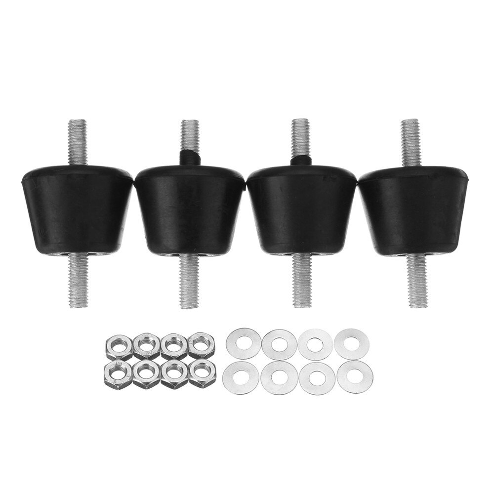 4 st vibrationsdämpande gummidämpare stötdämpare för luftkonditionering gummidämpning yttre kuddtillbehör