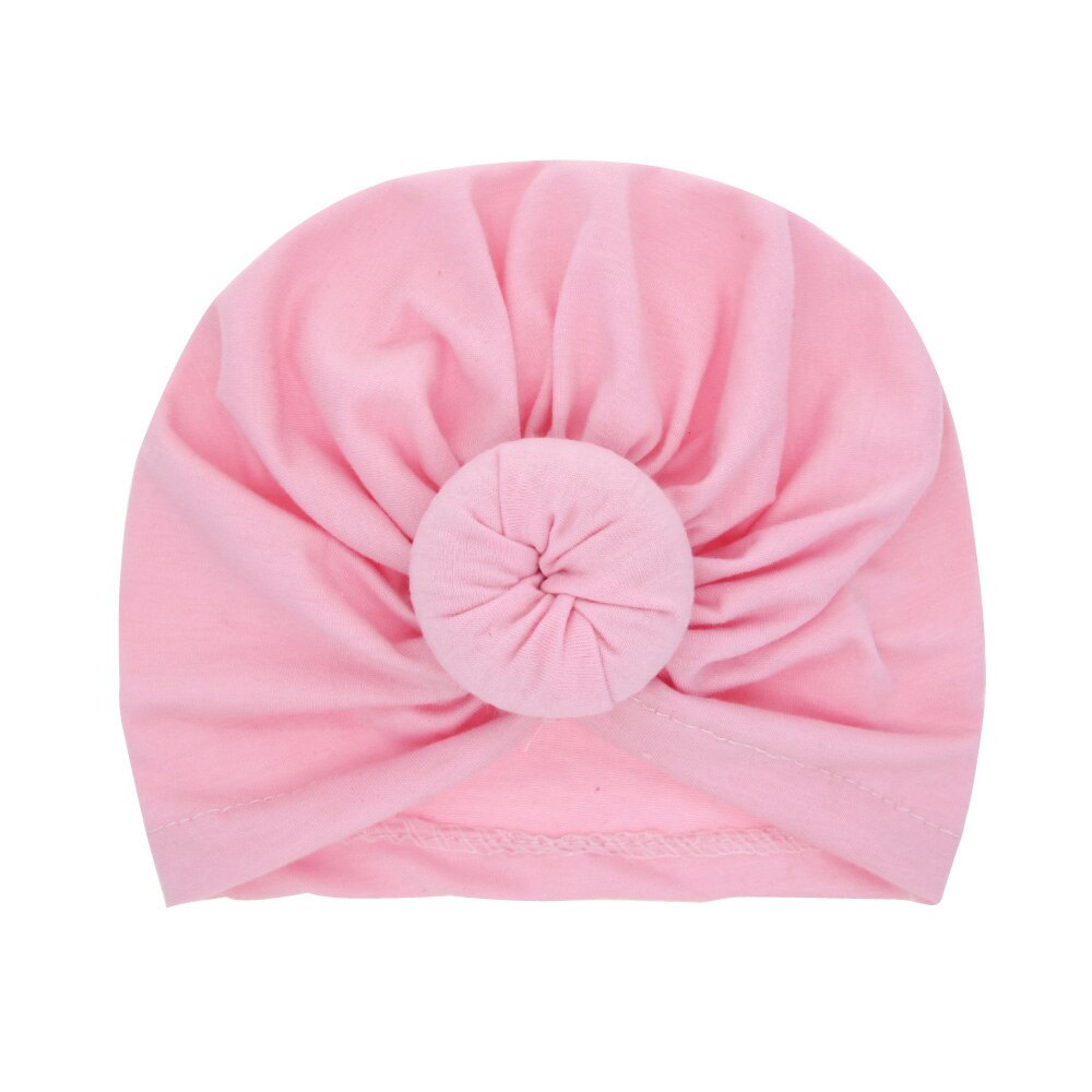 Bandeau Turban rond pour enfants | Bandeau pour bébés filles, nœuds pour cheveux, bandeau élastique et large,: pink