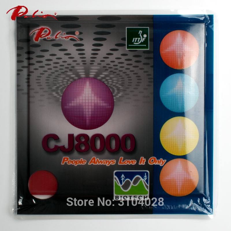 Palio official long term CJ8000 36-38 table tennis rubber BIOTECH technilogy fast attack with loop sticky table tennis racket