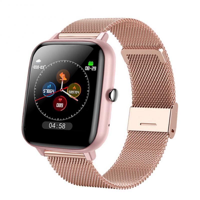 2021 Smart Watch uomo donna Full Touch Monitor per la pressione sanguigna Fitness Tracker Sport Smartwatch Watch per Android IOS Smart Clock: 04