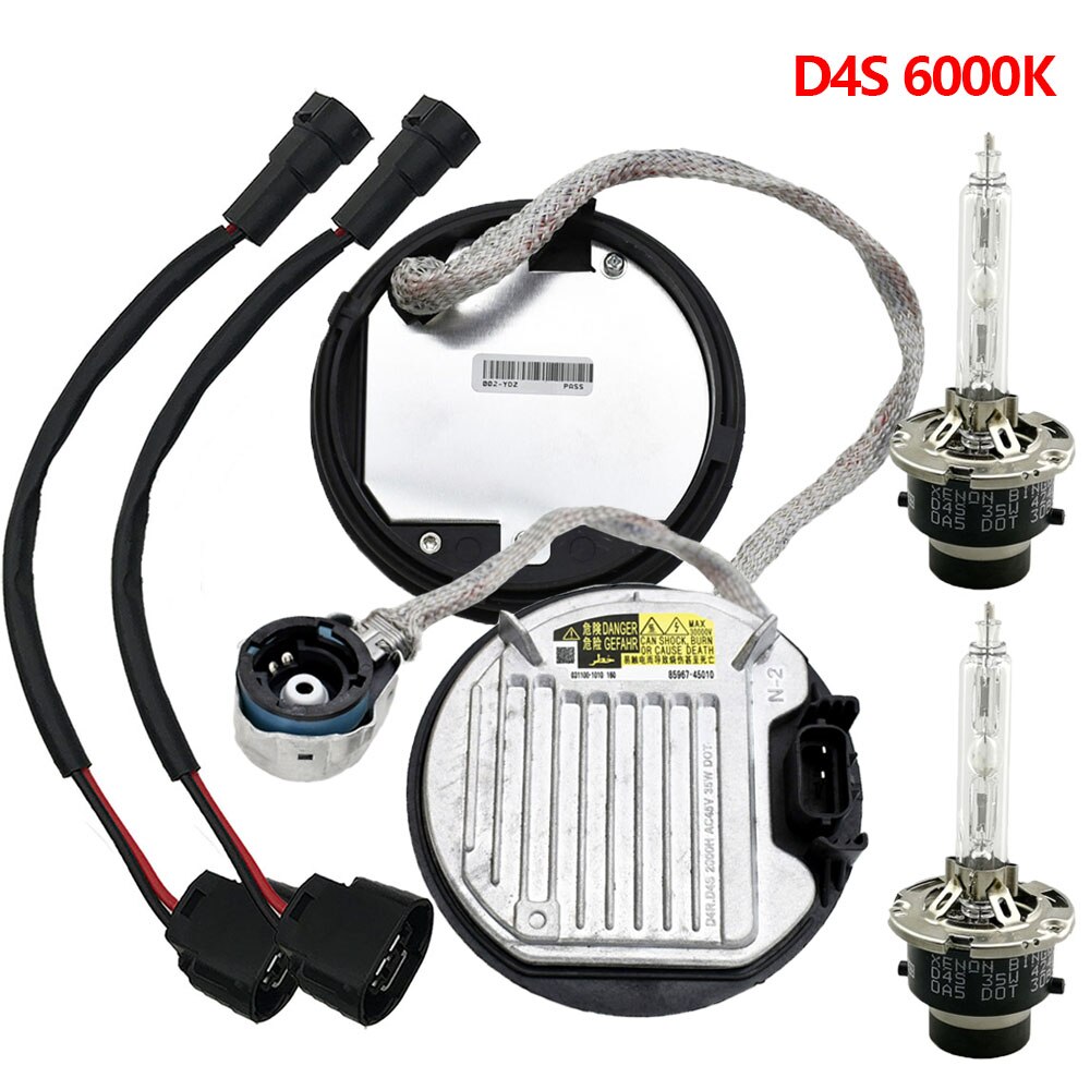 HID Xenon Headlight Ballast Control Unit Module 85967-45010 KDLS001 031100-1040 031100-1010 + D4S HID Blub +wire For Toyota