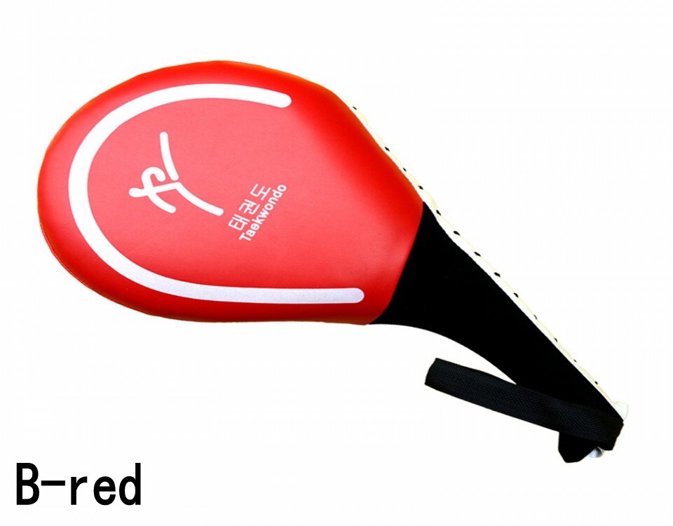 Kinderen Taekwondo Karate Focus Pad Pu Rebound Super Strakke Shi Spons Dubbele Kick Pad Doel Multifunctionele Training Doel 1 Pcs: B-red