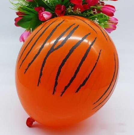 50/100 Stuks Verjaardag Animal Latex Ballon Tijger Zebra Hond Safari Jungle Party Ballon Verjaardag Party Decor Kids Verjaardag speelgoed Bal: A / 50PCS