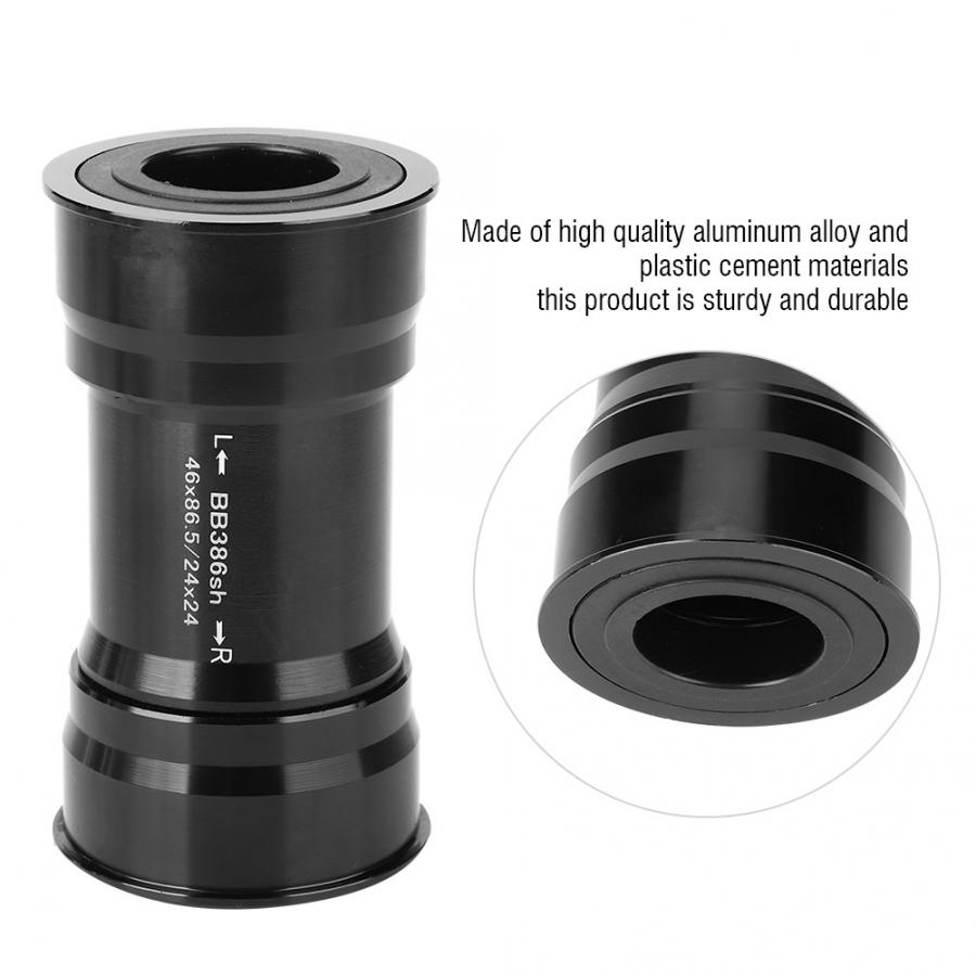 Bicycle Bottom Bracket BB386 24mm Press Fit Bearing Bottom Brackets For Cranksets Mountain Road Bike Cycling Accessory
