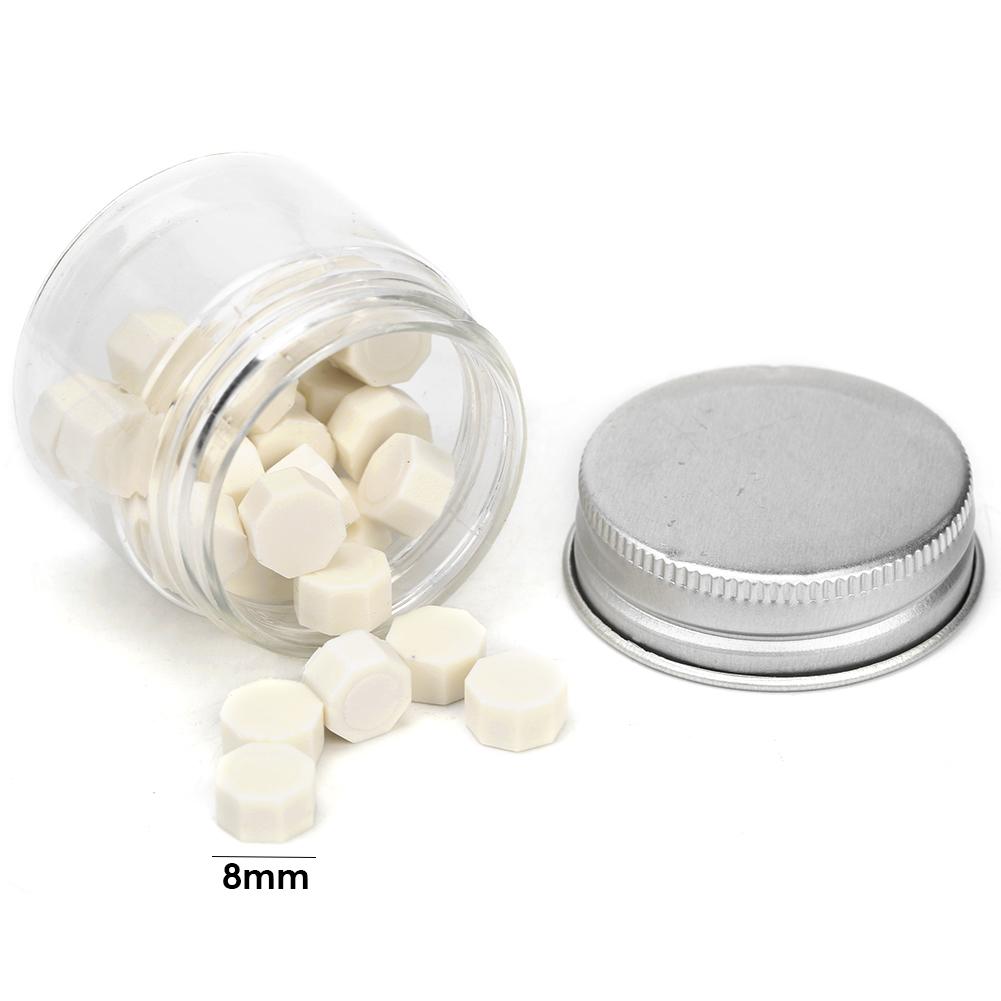 Cire à sceller Vintage en octogone perles | 60/100 pièces, perles rétro pour lettres personnelles, estampillage de douanes, accessoires décoratifs