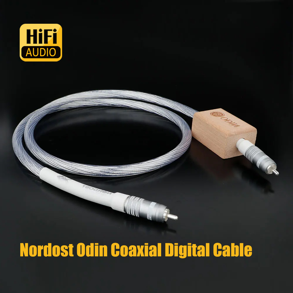 Nordost Odin Digital Audio Coaxial Cable 75Ω Rca to Rca Male Stereo Cable Fever Audio AES/EBU Signal Wire Line Subwoofer Cable