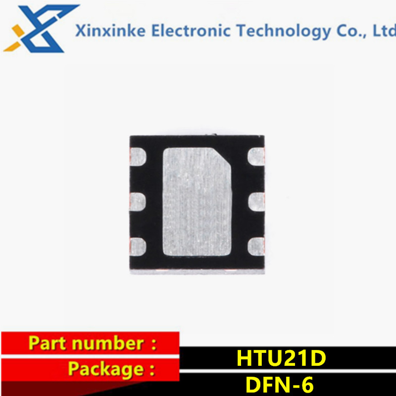 5PCS HTU21D DFN-6 Digitale temperatuur- en vochtigheidssensor Hoge precisie-chip Origineel echt
