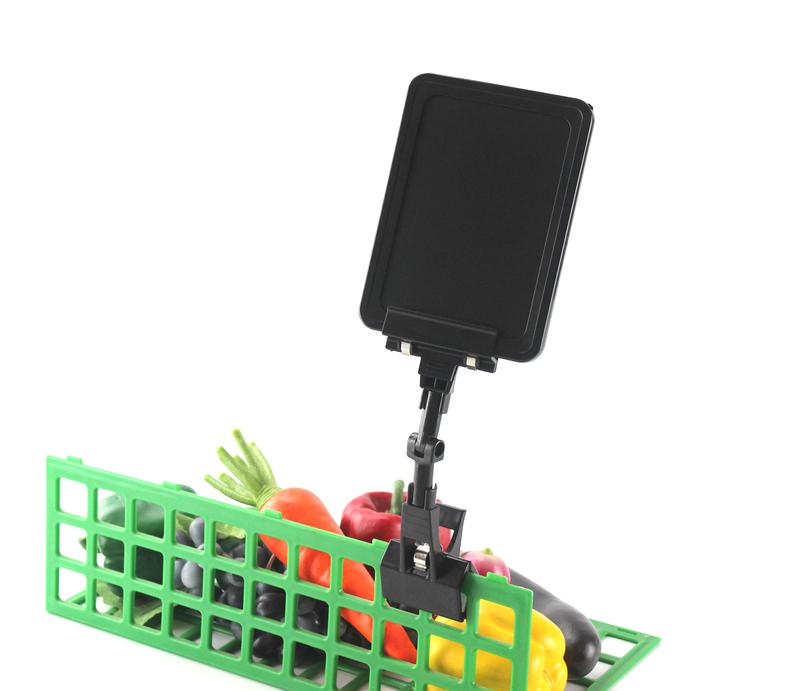 Pvc Card Black Board Shelf Talker Price Tag Display Rack Advertisement Label Card Sign Holder Poster Picture Clip Holder Pop: A6 Card Clip Frame