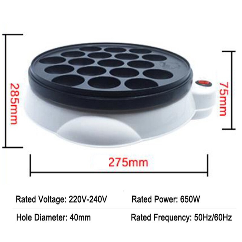 Máquina eléctrica para hornear Chibi Maruko, utensilios de cocina profesionales para el hogar, Takoyaki Maker, bolas de pulpo, sartén para asar, 220V