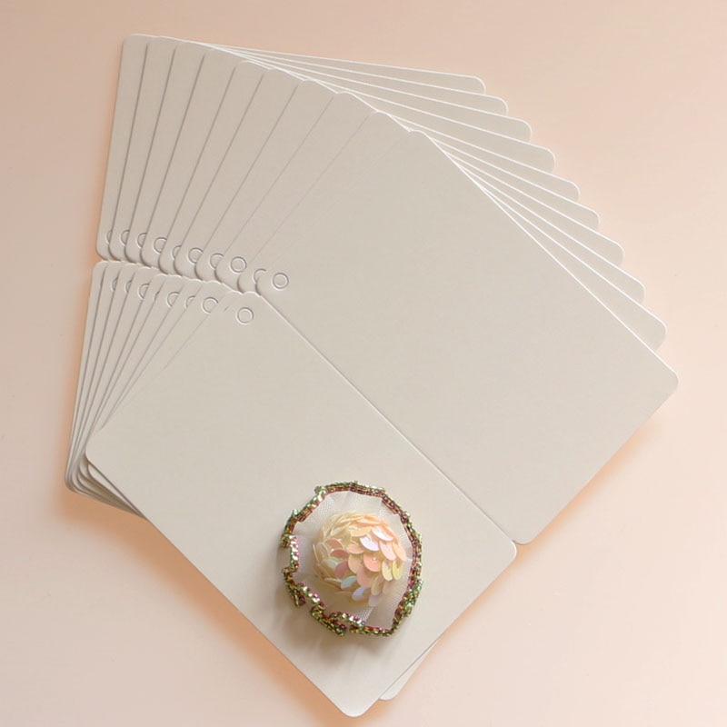 10 stykker / parti tomme foldede postkort med perleglans udvalgte papirpostkort lykønskningskort, tags, beskedkort