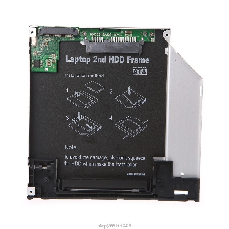 Disco Duro Universal PATA IDE a 2 ° SATA HDD, 9,5mm, módulo Caddy D11 20,