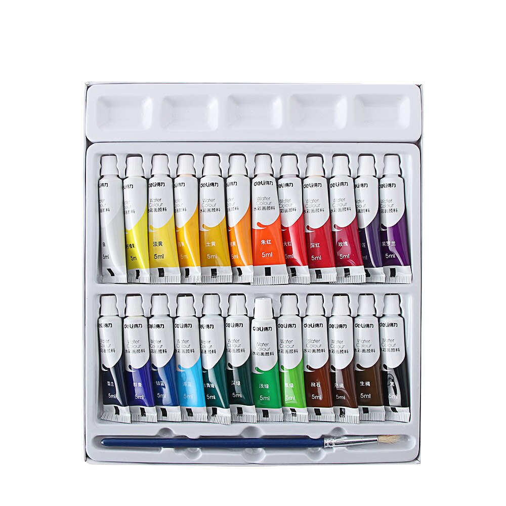 12/18/24 Colors Acrylic Draw Pigment Artist Set of Aquarelle Paint Tubes Graffiti Painting Artist Supplies 5ml: 24 colors