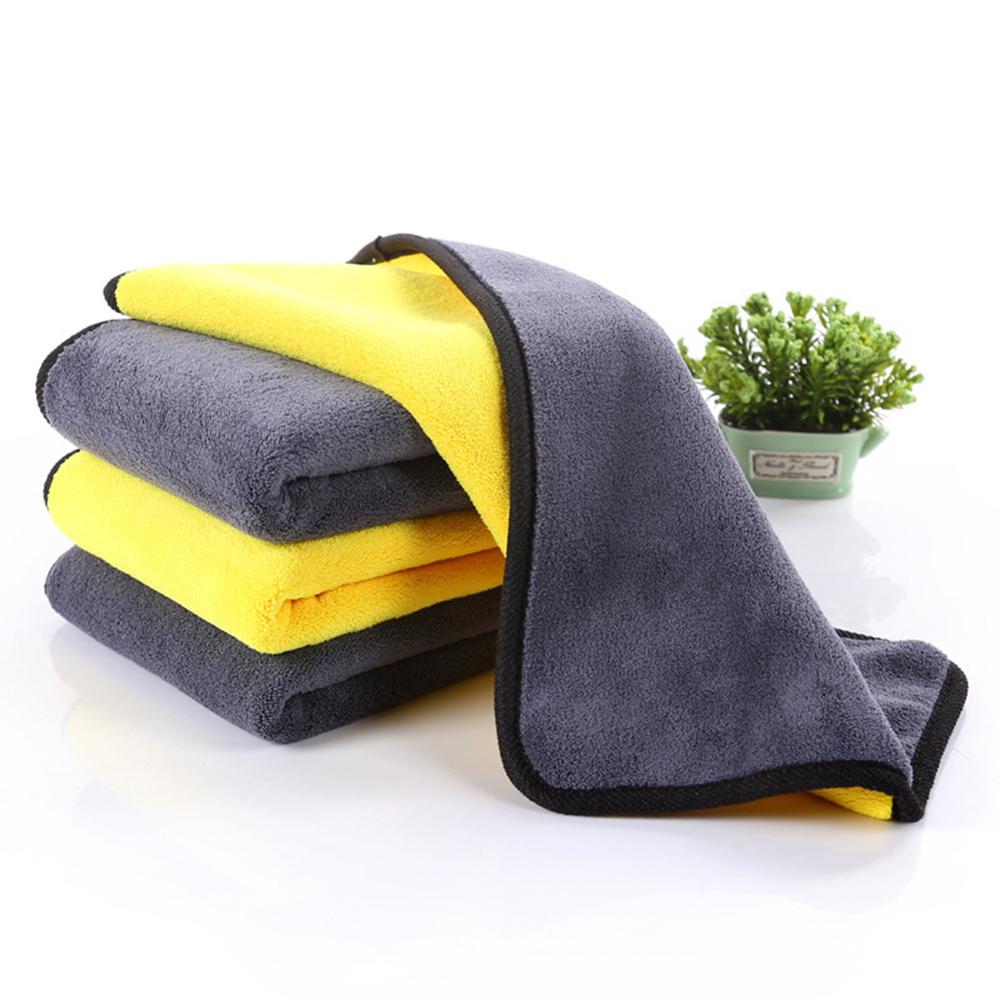 Stil bilrengøringshåndklæder mikrofiber hurtigtørrende håndklæder superabsorberende vaskeklude til ridser til bilrenseværktøjer
