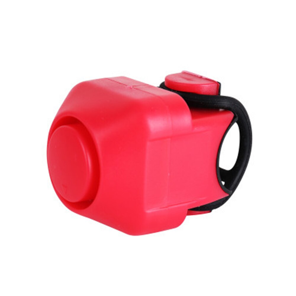 Sonnette électrique pour vélo, sirène de Police, klaxon électronique fort 130 db, avertissement, anneau d'alarme pour guidon de vélo, accessoires de cyclisme: Red
