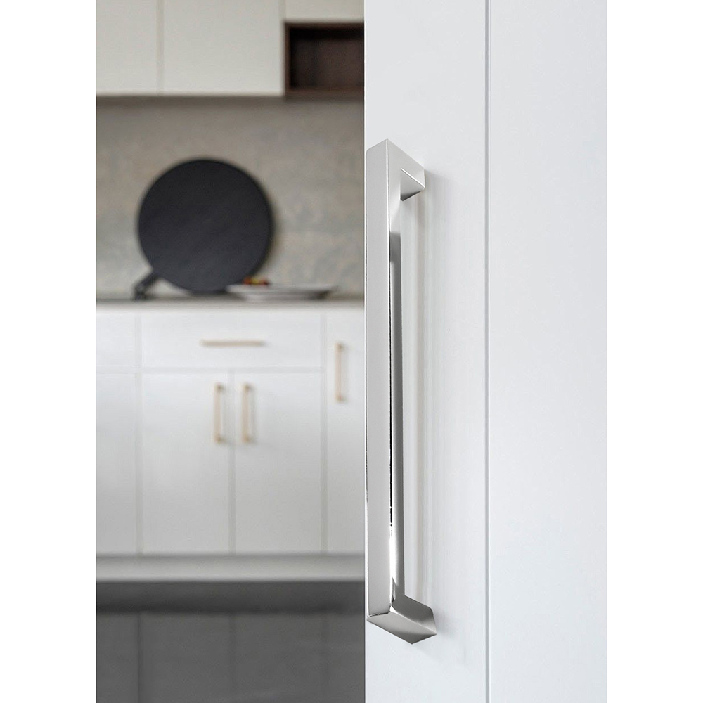Square bright gold,silver, black cabinet door handle kitchen cabinet drawer closet extension aluminum handle
