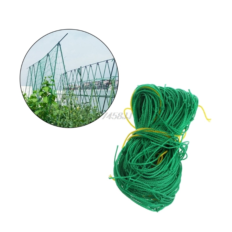 1.8 x 1.8m Nylon Trellis Netting Garden Green Support Climbing Bean Plant Nets Grow Fence