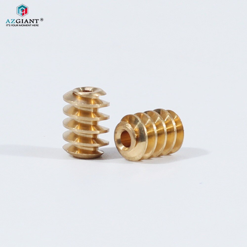 AZGIANT metal module 0.5 M0.5*8 worm gear universal gear car motor metal gear for FC280 motor copper iron