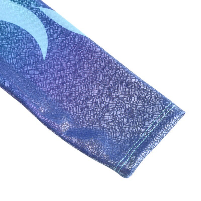 Little Girls Diamante Long Sleeve Ballet Leotards Clothes Dance Wear Children Bright Color Gymnastics Body Suits