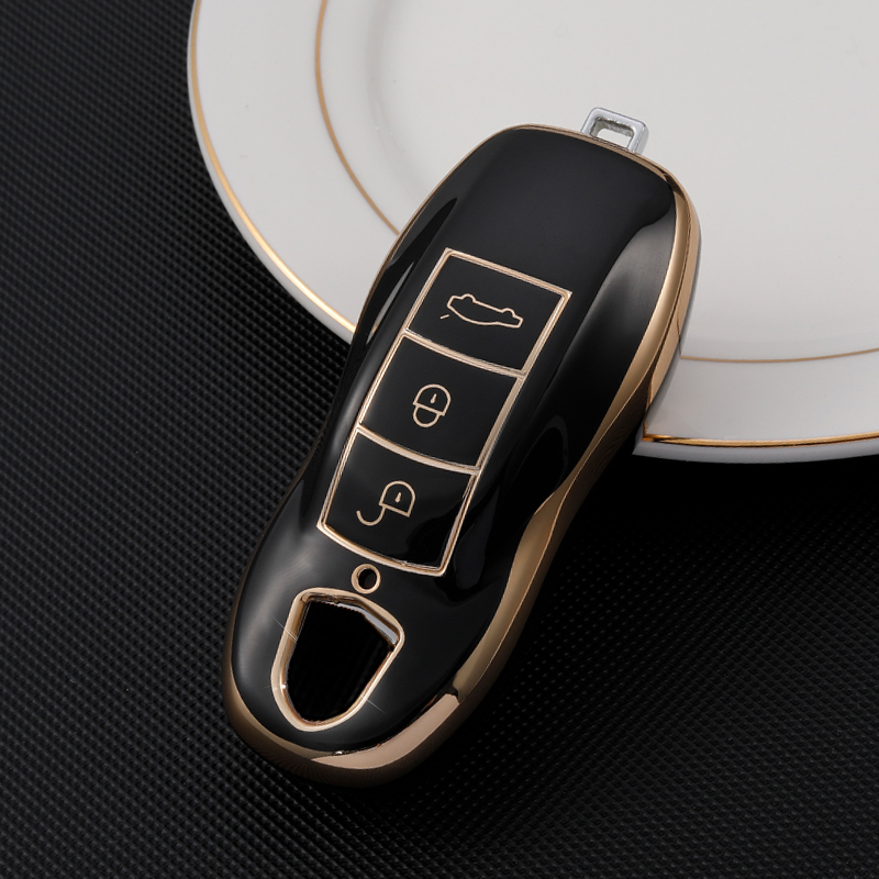 Para Porsche Cayenne 958 Macan 911 Panamera 996 991 Boxster 987 997 TPU funda para llave de coche accesorios de carcasa para llave